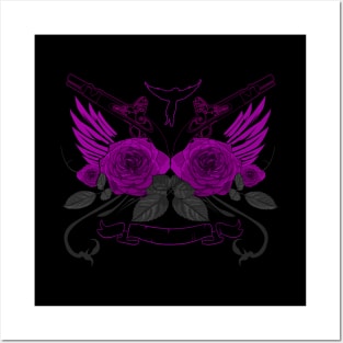 Purple Roses Posters and Art